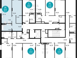 Продается 2-комнатная квартира ЖК 1799, литера 2.3, 68.21  м², 11612780 рублей
