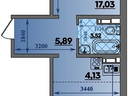 Продается 2-комнатная квартира ЖК Суворовский, литера 7, 44.88  м², 5495208 рублей