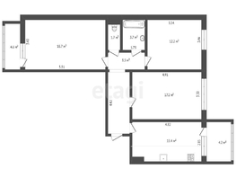Продается 3-комнатная квартира Извилистая ул, 85  м², 11000000 рублей