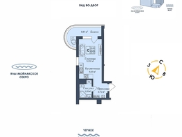 Продается Апартамент АК Аллея Дружбы, 30.45  м&sup2;, 8406027 рублей