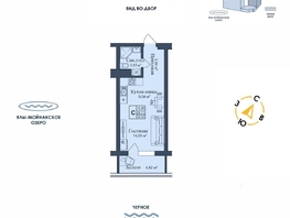 Продается Апартамент АК Аллея Дружбы, 30.33  м&sup2;, 9552892 рублей