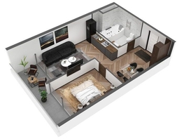 Продается Апартамент АК Sky Plaza (Скай Плаза), 4.0, 61.8  м&sup2;, 30900000 рублей