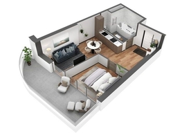 Продается Апартамент АК Sky Plaza (Скай Плаза), 4.0, 58  м&sup2;, 52200000 рублей