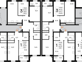 Продается 3-комнатная квартира ЖК Новый Судак, 1 этап, 84.61  м&sup2;, 16498950 рублей