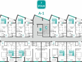 Продается 2-комнатная квартира ЖК Барбарис, 66.71  м&sup2;, 9539530 рублей