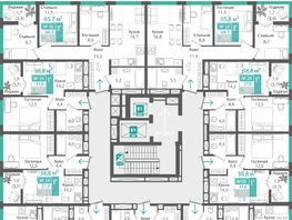Продается 1-комнатная квартира ЖК Орион, 37  м&sup2;, 6450000 рублей