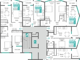 Продается 2-комнатная квартира ЖК Барбарис, 64.41  м&sup2;, 10216714 рублей