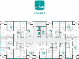 Продается 2-комнатная квартира ЖК Видный, 66.96  м&sup2;, 14026896 рублей