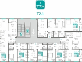 Продается 2-комнатная квартира ЖК Благо, 61.72  м&sup2;, 9002264 рублей
