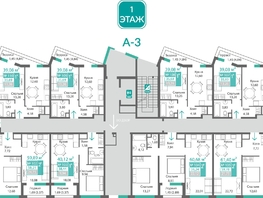 Продается 2-комнатная квартира ЖК Подсолнух, 59.24  м&sup2;, 9432963 рублей
