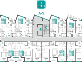 Продается 2-комнатная квартира ЖК Подсолнух, 58.11  м&sup2;, 9273659 рублей