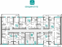 Продается 3-комнатная квартира ЖК Абрикос - 2, 81.15  м&sup2;, 11929050 рублей