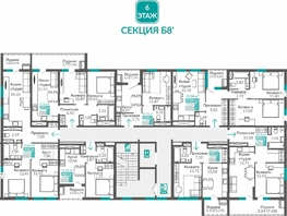 Продается 1-комнатная квартира ЖК Горизонты 3, 48.67  м&sup2;, 7392973 рублей
