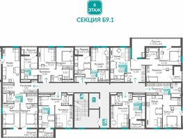 Продается 1-комнатная квартира ЖК Горизонты 3, 48.37  м&sup2;, 7352240 рублей