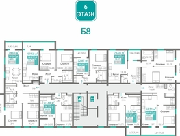 Продается 2-комнатная квартира ЖК Горизонты 2 , 68.63  м&sup2;, 9608200 рублей