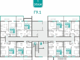 Продается 1-комнатная квартира ЖК Горизонты 2 , 33.34  м&sup2;, 5917850 рублей