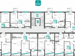 Продается 2-комнатная квартира  Клубный дом Маяковский, 58.87  м&sup2;, 11529248 рублей