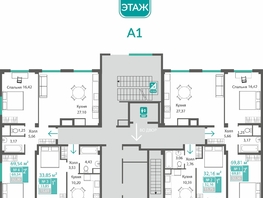 Продается 1-комнатная квартира ЖК Прополис, 32.16  м&sup2;, 4341600 рублей