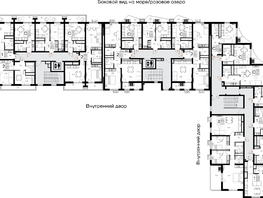 Продается 1-комнатная квартира ЖК Прибрежный дом, 56.33  м&sup2;, 12054620 рублей