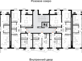Продается 1-комнатная квартира ЖК Прибрежный дом, 40.86  м&sup2;, 8744040 рублей