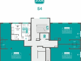 Продается Универ. помещ ЖК Прополис, 51.82  м&sup2;, 10062173 рублей