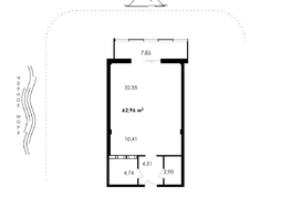 Продается Апартамент АО Парк Плаза, 62.96  м&sup2;, 28837190 рублей
