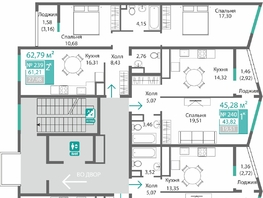 Продается 1-комнатная квартира ЖК Подсолнух, 43.82  м&sup2;, 7203482 рублей