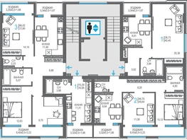 Продается 1-комнатная квартира ЖК На Фонтанке, 40.4  м&sup2;, 15986600 рублей