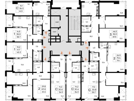 Продается 2-комнатная квартира ЖК Моне, 79.1  м&sup2;, 15424500 рублей
