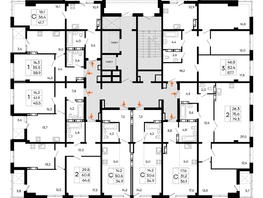 Продается 2-комнатная квартира ЖК Моне, 79.3  м&sup2;, 15067000 рублей