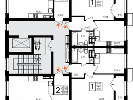 Продается 2-комнатная квартира ЖК Семисчастье, 57.04  м&sup2;, 11978400 рублей