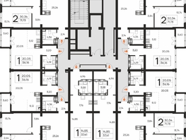 Продается 1-комнатная квартира ЖК Ай-Петри, 37.41  м&sup2;, 11448900 рублей
